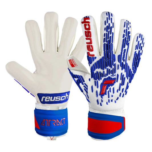 Attrakt Freegel Gold Sleek Finger Support Goalkeeper Gloves