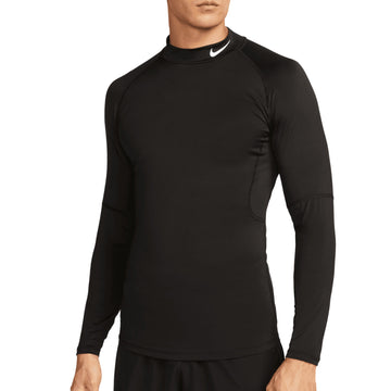 Pro Dri-FIT Fitness Mock-Neck Long-Sleeve Top