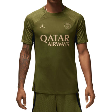Paris Saint-Germain PSG Strike Fourth Jordan Training Jersey 2023/24 | EvangelistaSports.com | Canada's Premiere Soccer Store