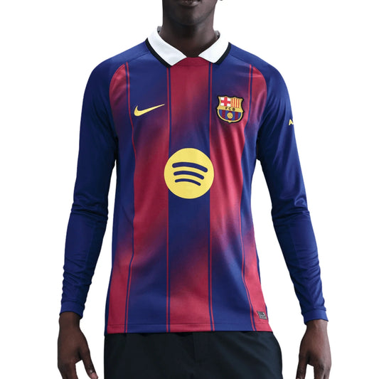 FC Barcelona Stadium Long Sleeve Home Jersey 2025/26