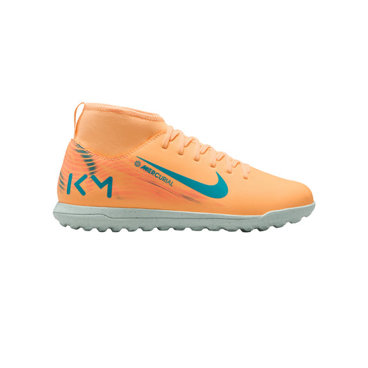 Mercurial Superfly 10 Club Kylian Mbappé Junior Turf Soccer Shoes