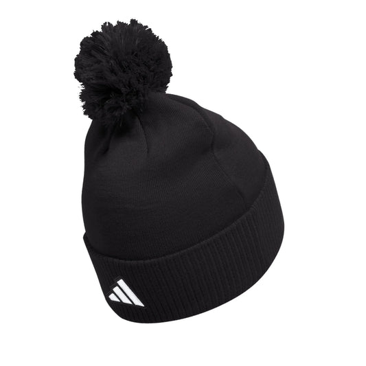Solid Cuffed Pom Beanie