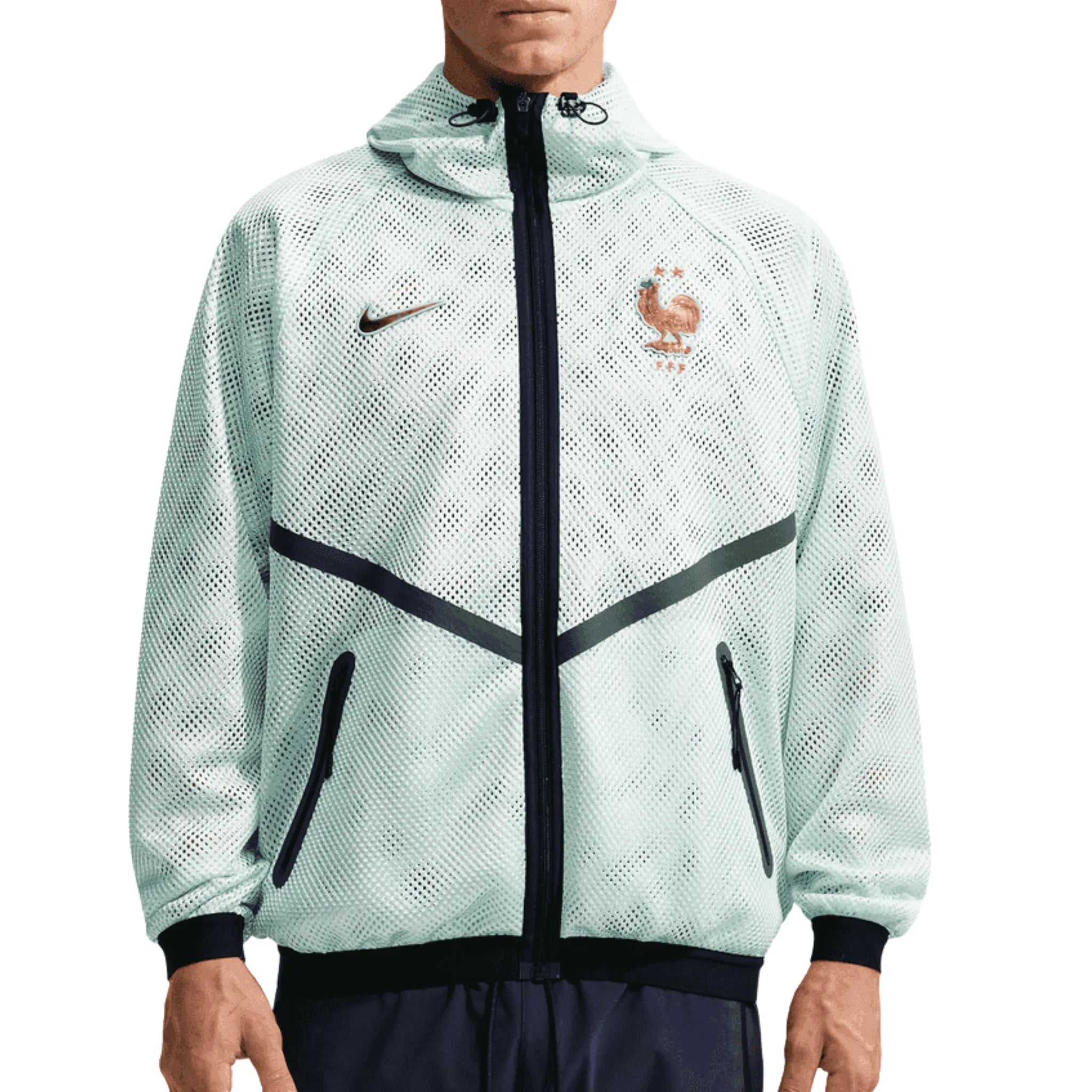 Nike France FFF Dri-FIT Soccer Anthem Jacket 2026/27 | Evangelista
