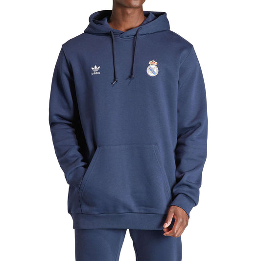 Real Madrid CF Essentials Trefoil Hoodie 2023/24 | EvangelistaSports.com | Canada's Premiere Soccer Store