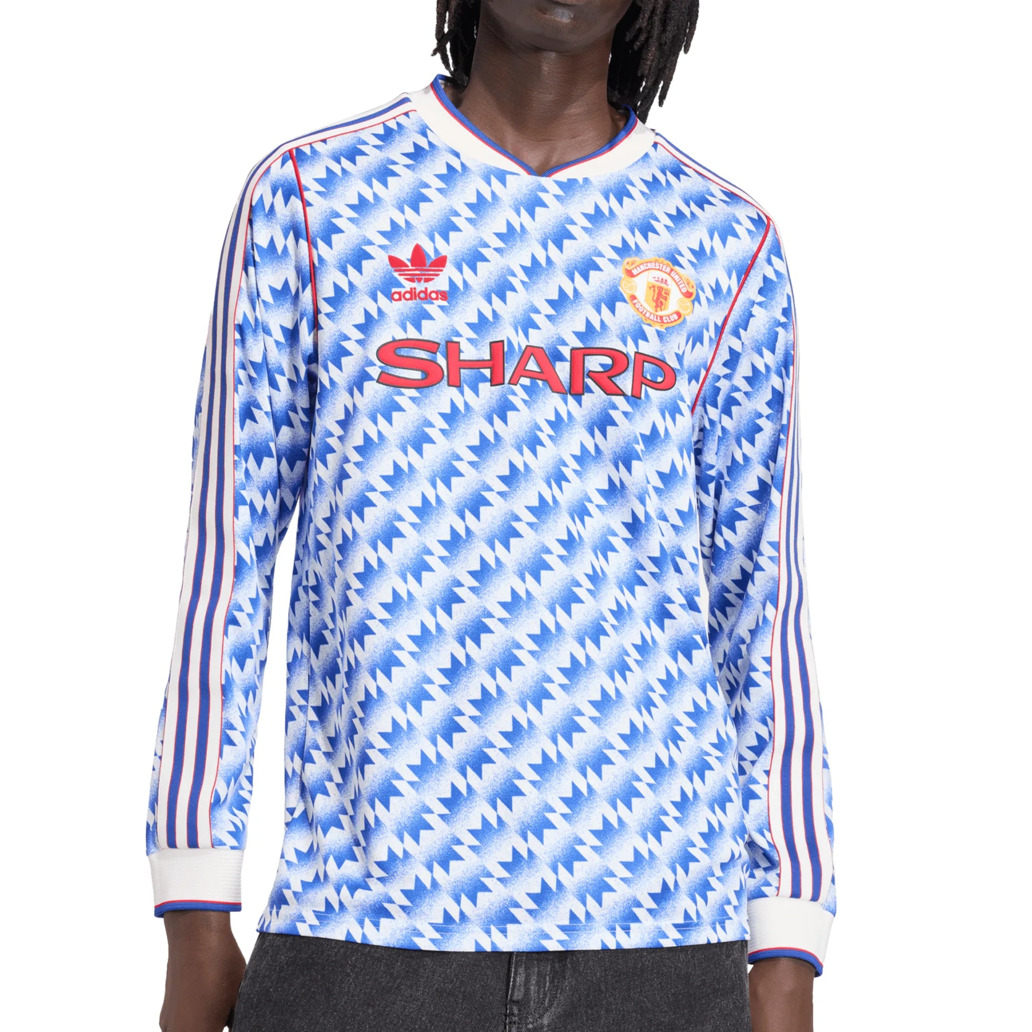 adidas Manchester United FC Away Long-Sleeve Jersey 1990/92 
