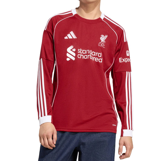 Liverpool FC Long Sleeve Home Jersey 2025/26