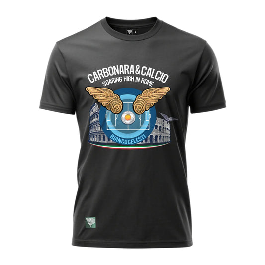 I Biancocelesti Carbonara & Calcio – Soaring High in Rome T-Shirt