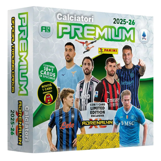 Calciatori Adrenalyn XL Premium Card Pack 2025/26 - 11 Cards