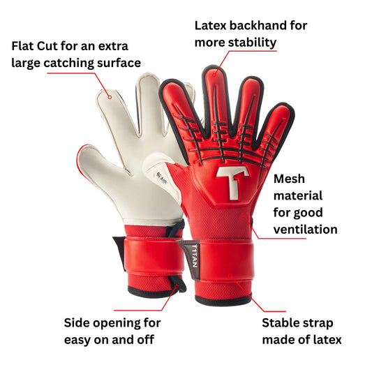 Red Beast 3.0 Junior Goalkeeper Gloves