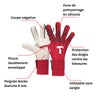 Red Beast 3.0 Finger Protection Goalkeeper Gloves