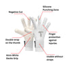 White Beast 3.0 Finger Protection Goalkeeper Gloves