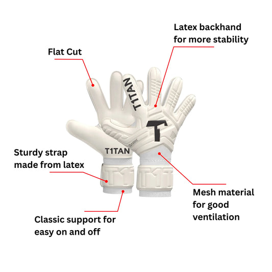 Classic 1.0 White-Out Goalkeeper Gloves