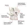 Classic 1.0 White-Out Finger Protection Goalkeeper Gloves