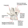 Classic 1.0 White-Out Finger Protection Goalkeeper Gloves