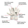 Classic 1.0 White-Out Junior Goalkeeper Gloves