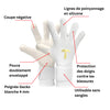 Rebel 2.0 White-Out Finger Protection Goalkeeper Gloves