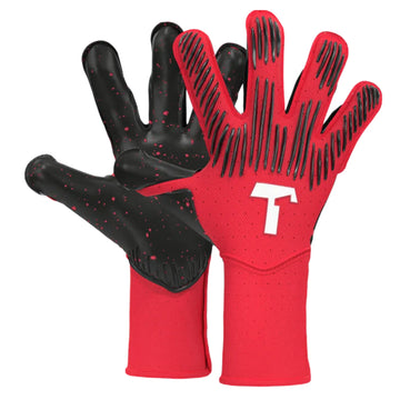 Rebel 2.0 Solar Red Finger Protection Goalkeeper Gloves