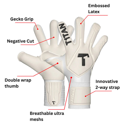 Legend 1.0 White-Out Goalkeeper Gloves