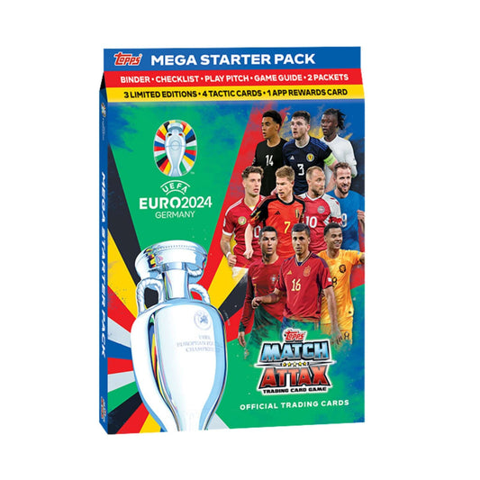 Match Attax UEFA Euro 2024 Starter Pack - Album & 24 Cards