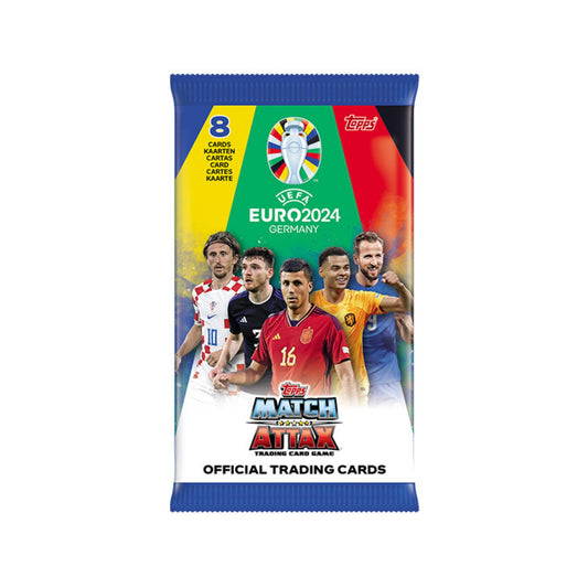 Match Attax UEFA Euro 2024 Card Pack - 8 Cards