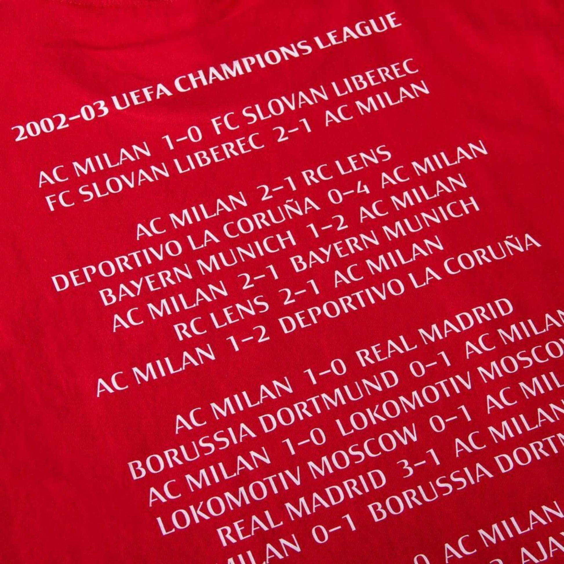 AC Milan CL Team Embroidery T-shirt 2003 | EvangelistaSports.com | Canada's Premiere Soccer Store