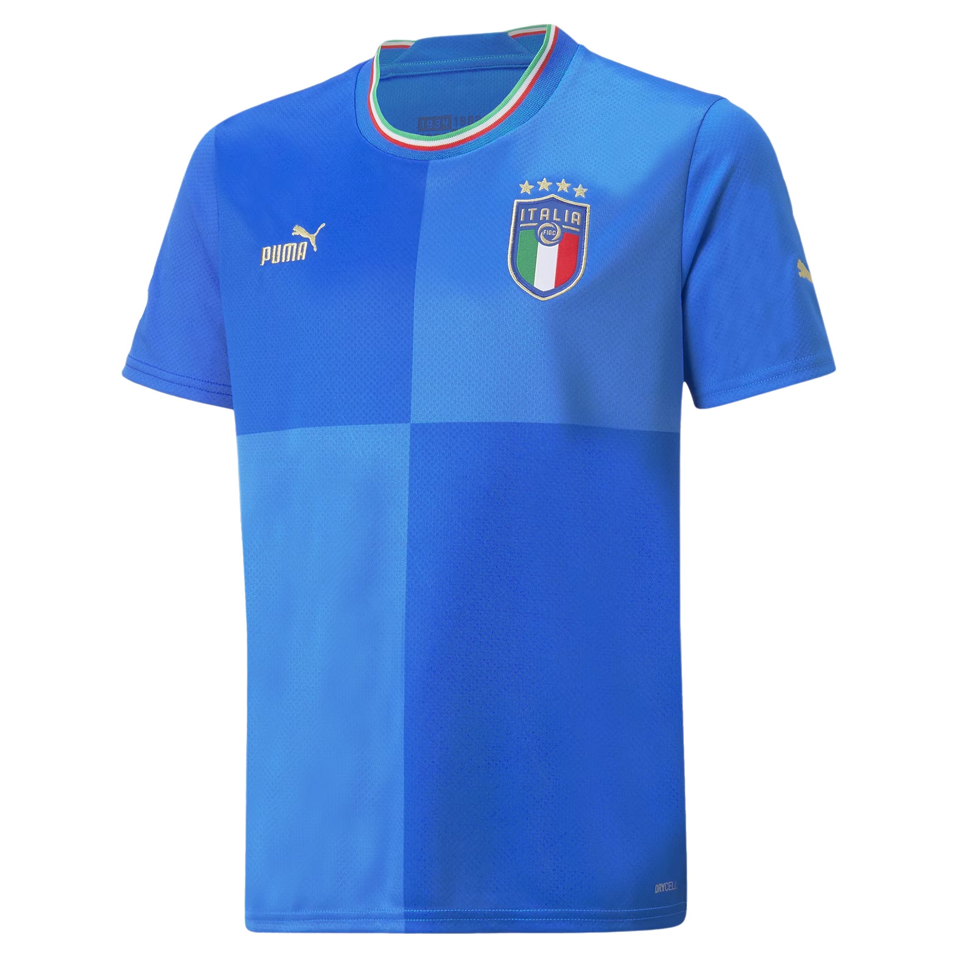 Italy FIGC Junior Home Jersey 2022 | EvangelistaSports.com | Canada's Premiere Soccer Store
