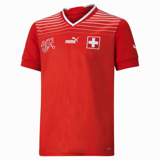 Switzerland SFV Junior Home Jersey 2022/23 | EvangelistaSports.com | Canada's Premiere Soccer Store