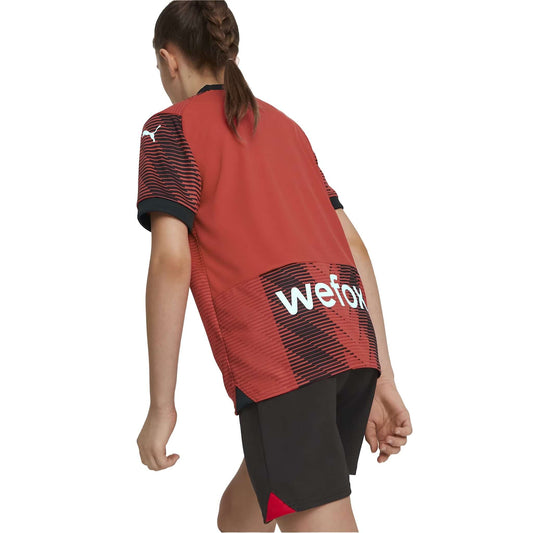 AC Milan Junior Home Jersey 2023/24 | EvangelistaSports.com | Canada's Premiere Soccer Store