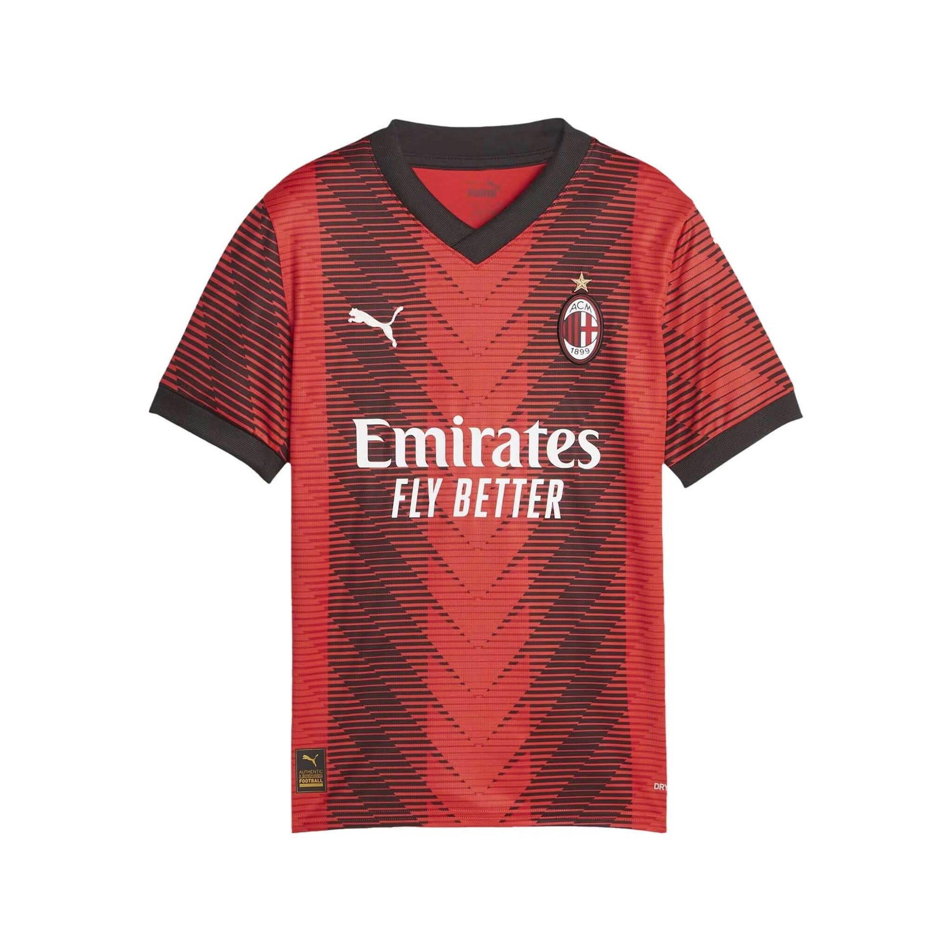 AC Milan Junior Home Jersey 2023/24 | EvangelistaSports.com | Canada's Premiere Soccer Store