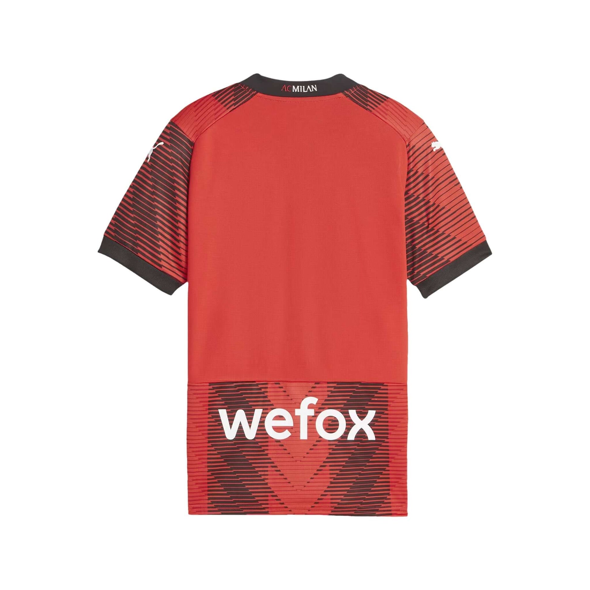 AC Milan Junior Home Jersey 2023/24 | EvangelistaSports.com | Canada's Premiere Soccer Store