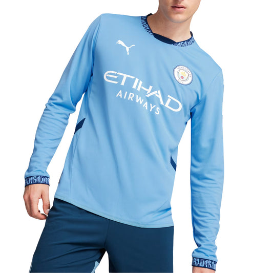 Manchester City FC Long Sleeve Home Jersey 2024/25