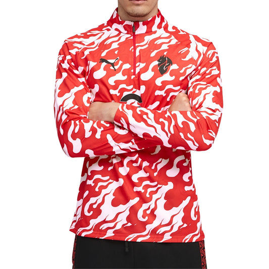 AC MIlan Pre-Match Quarter-Zip Top 2025/26