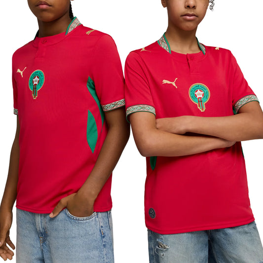 Morocco FRMF Junior Home Jersey 2026/27