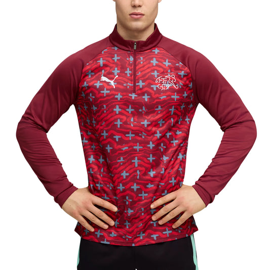 Switerzerland SFV Pre-Game 1/4 Zip Top 2026/27