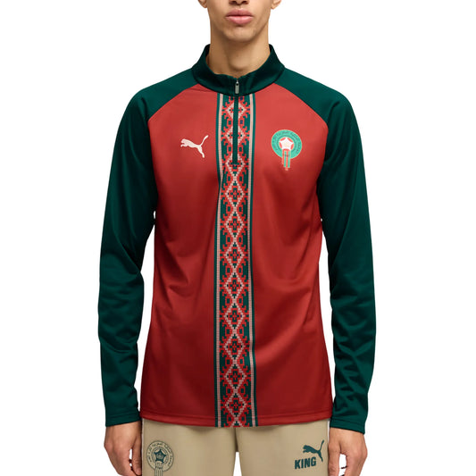 Morocco FRMF Pre-Game 1/4 Zip Top 2026/27