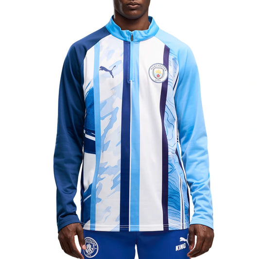 Manchester City FC 1/4 Zip Warm-Up Top 2026/27