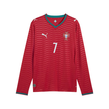 Portugal FPF Ronaldo Long-Sleeve Home Jersey 2026/27