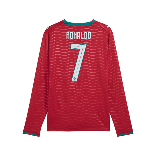 Portugal FPF Ronaldo Long-Sleeve Home Jersey 2026/27