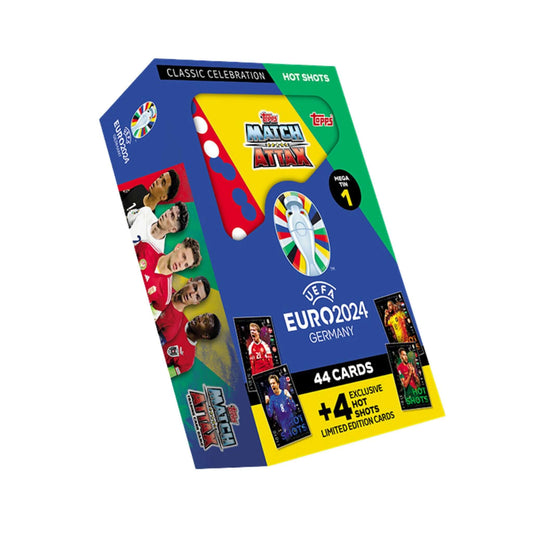 Match Attax UEFA Euro 2024 Mega Tin - 44 Cards & 4 Limited Edition Cards