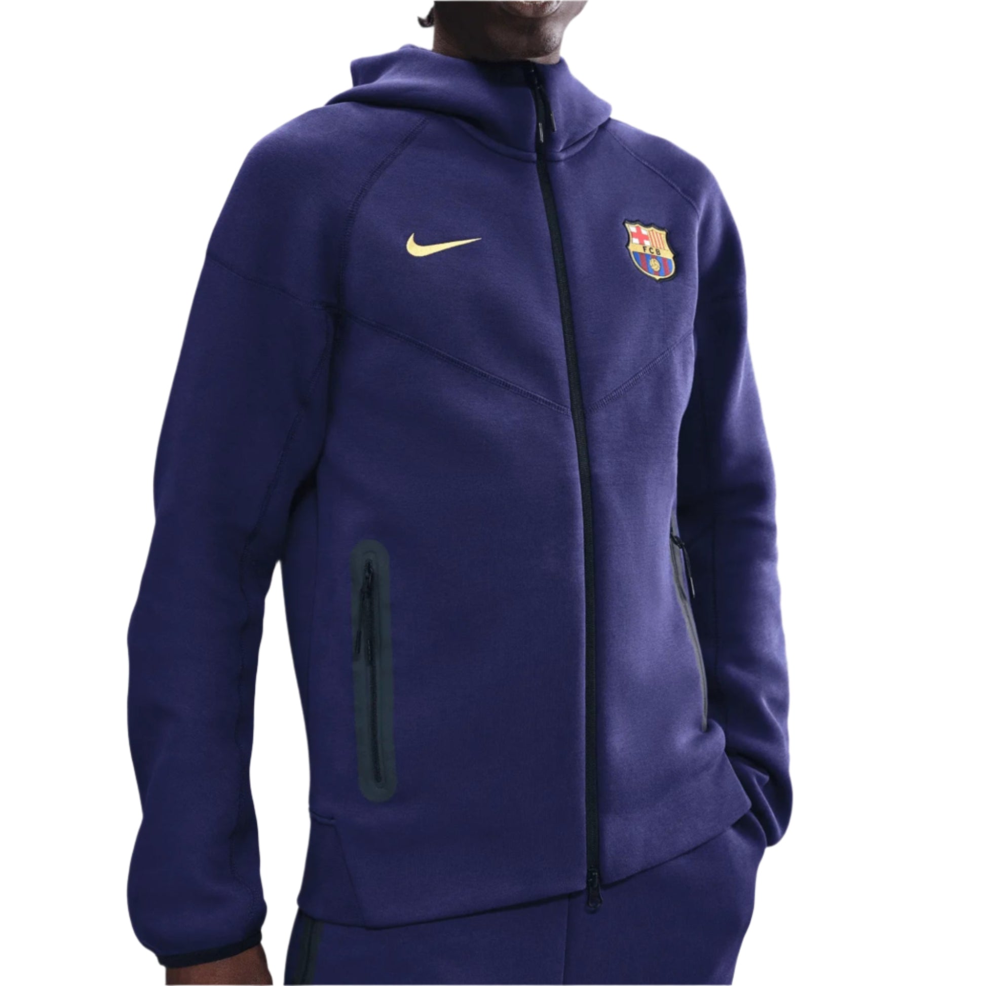 Nike バルセロナパーカー Full-Zip Hoodie FC Barcelona Tech Barcelona Tech Windrunner Men's Nike Soccer Full-Zip Hoodie