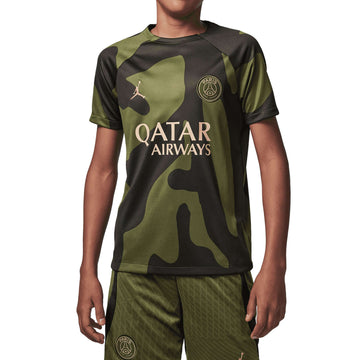 Paris Saint-Germain PSG Academy Pro Fourth Jordan Junior Pre-Match Jersey 2023/24 | EvangelistaSports.com | Canada's Premiere Soccer Store
