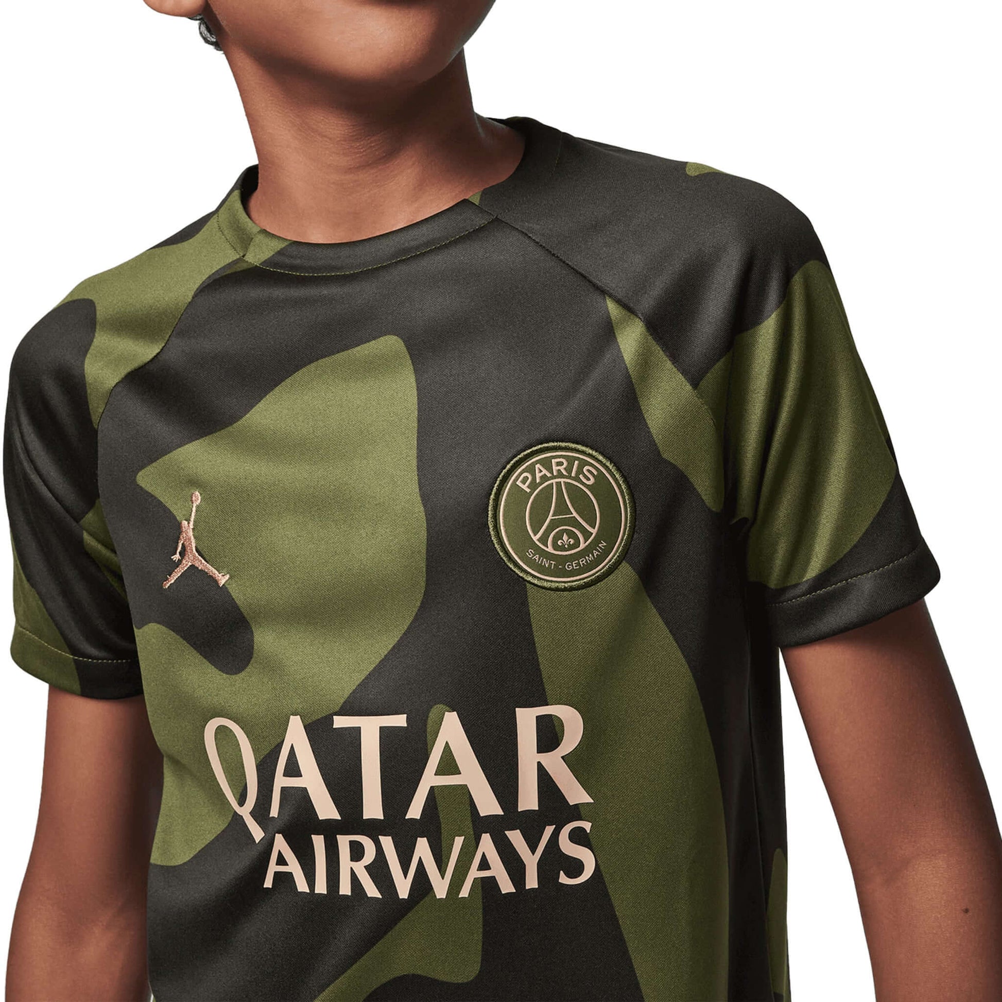 Paris Saint-Germain PSG Academy Pro Fourth Jordan Junior Pre-Match Jersey 2023/24 | EvangelistaSports.com | Canada's Premiere Soccer Store