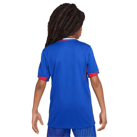 France FFF Stadium Junior Home Jersey 2024/25 | EvangelistaSports.com | Canada's Premiere Soccer Store