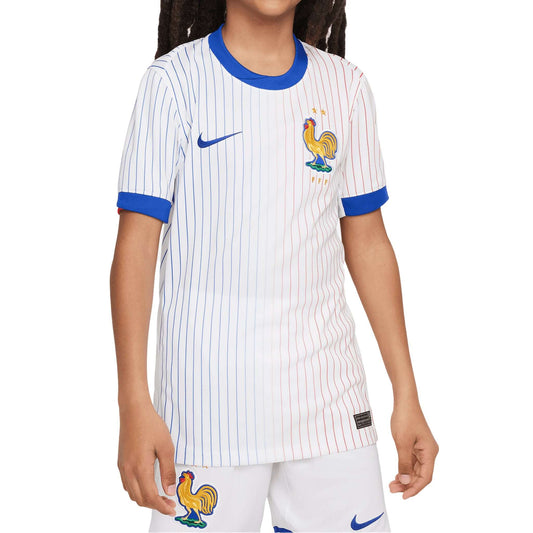 France FFF Stadium Junior Away Jersey 2024/25 | EvangelistaSports.com | Canada's Premiere Soccer Store