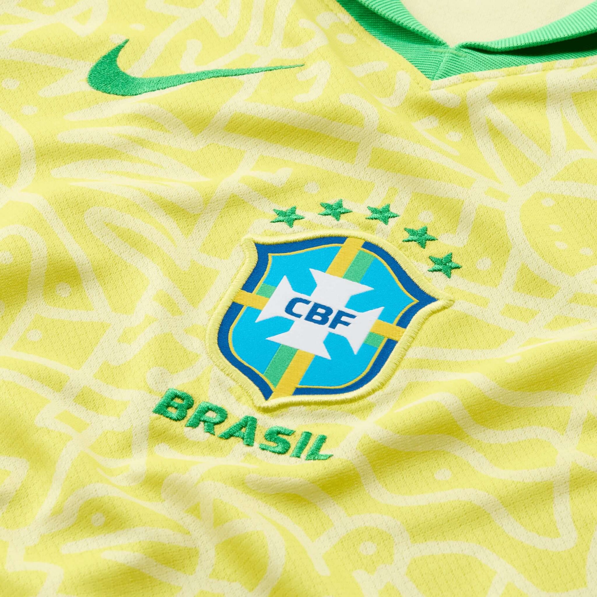 Brazil CBF Stadium Junior Home Jersey 2024/25 | EvangelistaSports.com | Canada's Premiere Soccer Store