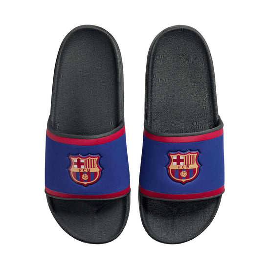 FC Barcelona Offcourt Soccer Slides | EvangelistaSports.com | Canada's Premiere Soccer Store