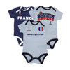 FIFA World Cup Qatar 2022 France Onesies - 3 Pack | EvangelistaSports.com | Canada's Premiere Soccer Store