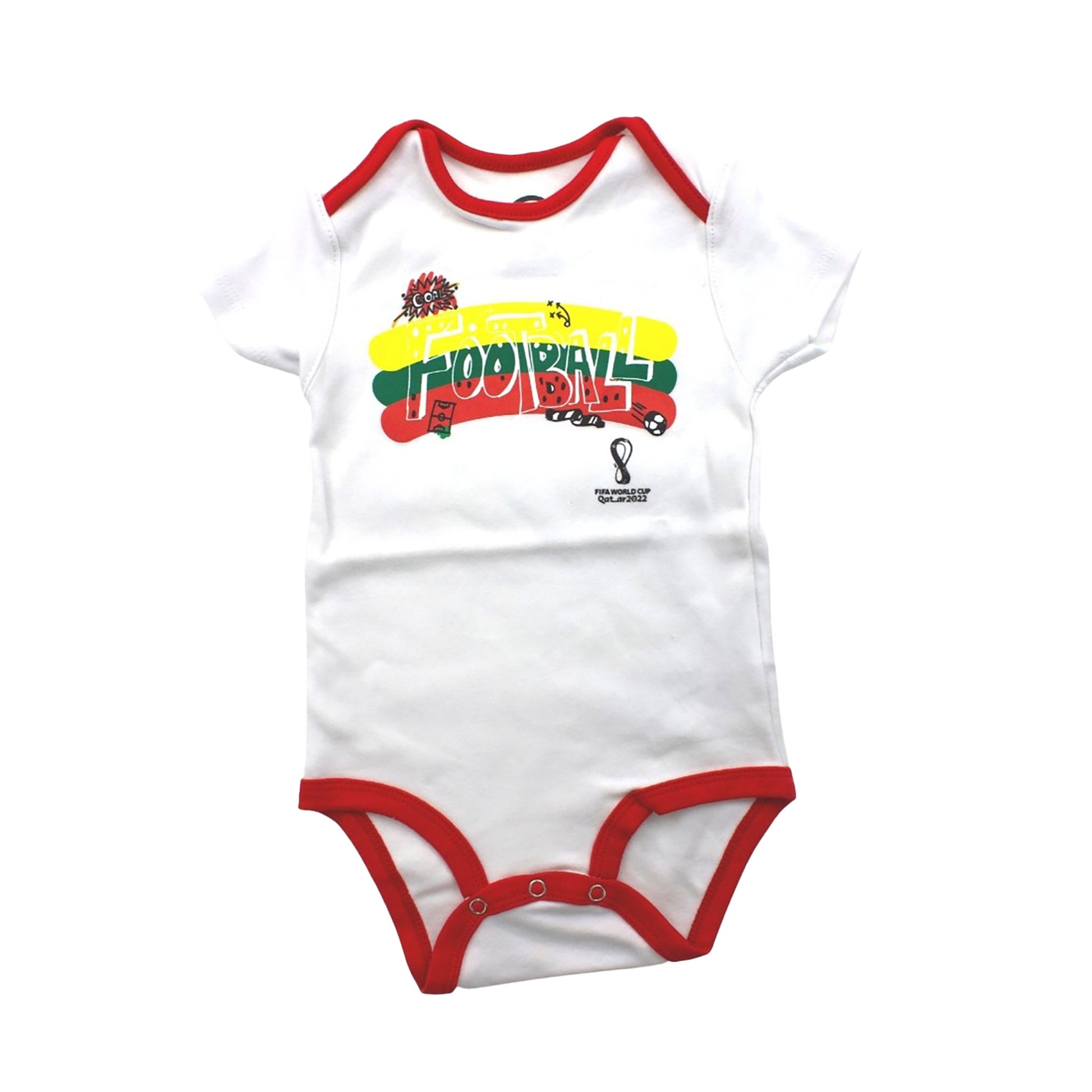 FIFA World Cup Qatar 2022 Portugal Infant Onesies - 3 Pack | EvangelistaSports.com | Canada's Premiere Soccer Store