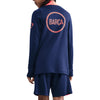 FC Barcelona Dri-Fit Long-Sleeve Junior 3/4 Zip Top 2025/26