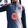 FC Barcelona Dri-Fit Long-Sleeve Junior 3/4 Zip Top 2025/26
